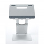 Support pour Ordinateur Portable Pout POUT-02701SG Silicone Aluminium 