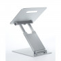 Soporte para Portátil Pout POUT-02701SG Silicona Aluminio 26,5 x 40 x