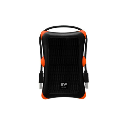 Boîtier Externe Silicon Power Armor A30 Noir Orange Noir/Orange sur l