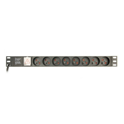 Multipresa 19" 8 Tomas Schuko con On/Off Switch GEMBIRD EG-PDU-014-FC1