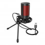 Microphone de Bureau Savio SONAR PRO 01 Noir Rouge sur la caverne des 