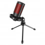Microphone de Bureau Savio SONAR PRO 01 Noir Rouge sur la caverne des 