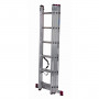 Scala Pieghevole a 6 Scalini Krause 30368 Argentato Acciaio
