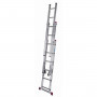 Scala Pieghevole a 6 Scalini Krause 30368 Argentato Acciaio