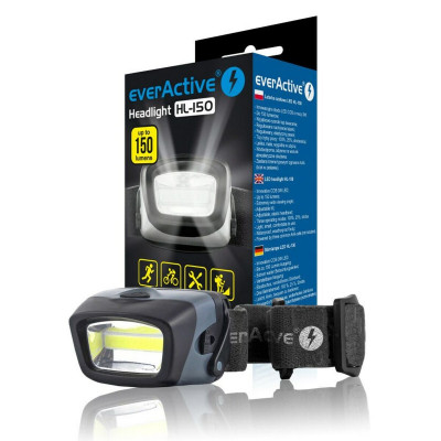 Lampe Torche EverActive HL150 3 W 150 Lm sur la caverne des prix