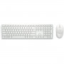 Tastiera e Mouse Wireless Dell KM5221W-WH Bianco Qwerty US