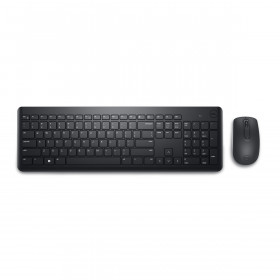 Tastiera e Mouse Dell KM3322W Qwerty US Nero QWERTY