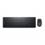 clavier et souris Dell KM3322W Qwerty US Noir QWERTY sur la caverne de