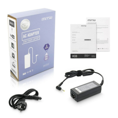 Chargeur d'ordinateur portable Mitsu 5ZM035 45 W sur la caverne des pr
