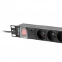 Rallonge 19'' 6 Tomas Schuko Lanberg PDU-06E-0200-BK (2 m) sur la cave