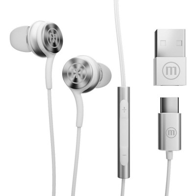 Casques avec Microphone Maxell XC1 Blanc sur la caverne des prix