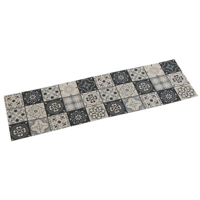 Table Runner Mosaic Grey Polyester (44,5 x 0,5 x 154 cm)