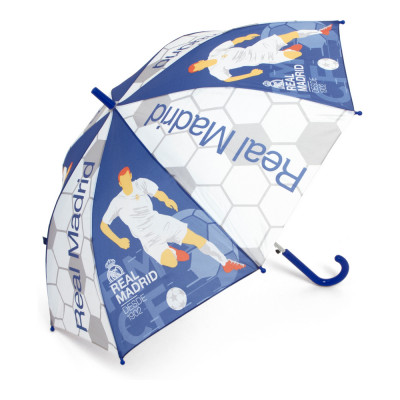 Parapluie Automatique Real Madrid C.F. Bleu Blanc (u00d8 84 cm)