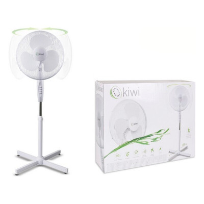 Freestanding Fan Kiwi White 45 W (u00d8 40 cm)