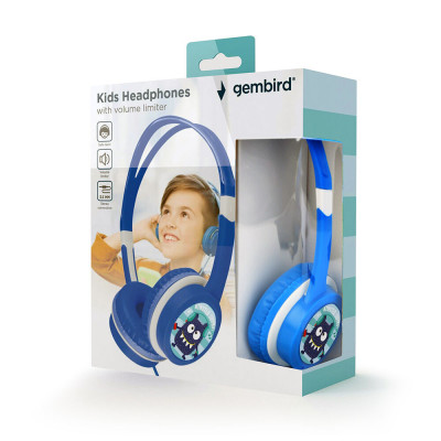Diadem-Kopfhu00f6rer GEMBIRD MHP-JR-B Fu00fcr Kinder