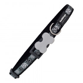 Collier pour Chien Red Dingo Style Noir Empreinte d'animal (24-37 cm) 