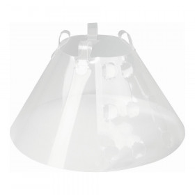 Collare elisabettiano per cani KVP Quick Fit Trasparente (39-48 cm)