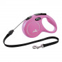 Laisse pour Chien Flexi NEW CLASSIC 8 m Rose Taille S sur la caverne d