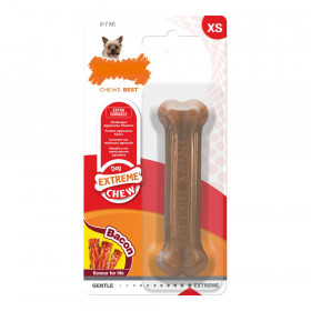 Giocattolo da mordere per cani Nylabone Dura Chew Bacon Nylon Taglia X