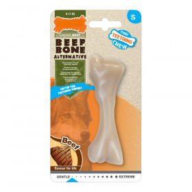 Giocattolo da mordere per cani Nylabone Beef Bone Cuccioli Taglia S Te