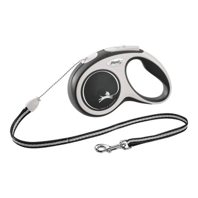 Laisse pour Chien Flexi NEW COMFORT 5m Noir Taille M sur la caverne de