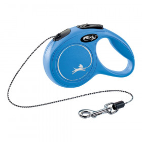 Cat Leash Flexi NEW CLASSIC Azzurro Taglia XS