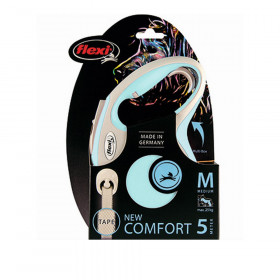 Laisse pour Chien Flexi NEW COMFORT Taille S Bleu clair sur la caverne