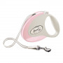 Hundeleine Flexi STYLE 3 m Rosa Gru00f6u00dfe S