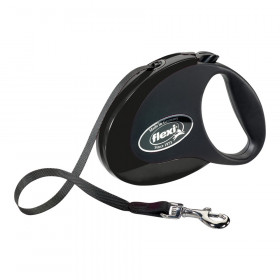 Laisse pour Chien Flexi STYLE 5 m Noir Taille M sur la caverne des pri