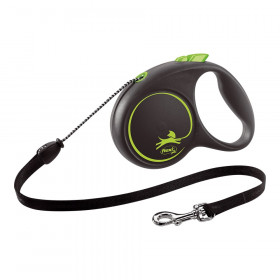 Laisse pour Chien Flexi BLACK DESIGN 5 m Taille M Vert sur la caverne 