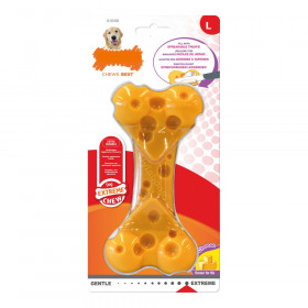 Giocattolo da mordere per cani Nylabone Dura Chew Formaggio Taglia L N