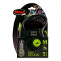 Hundeleine Flexi BLACK DESIGN 5 m Gru00f6u00dfe M gru00fcn