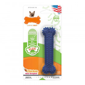 Giocattolo da mordere per cani Nylabone Plaque Attacker Naturale Tagli