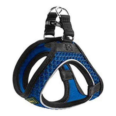 Hundegeschirr Hunter Hilo-Comfort Blau Gru00f6u00dfe S/M (48-55 cm)
