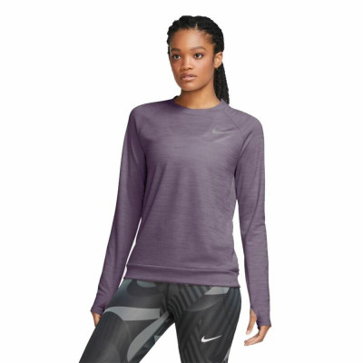 Women's long sleeve T-shirt Nike Pacer Plum
