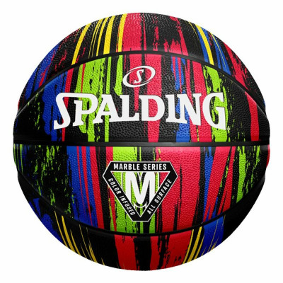 Ballon de basket Marble Spalding Series Black Noir