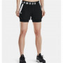 Pantalu00f3n Corto Deportivo Under Armour Play Up 2 In 1 Negro
