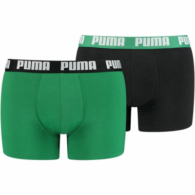 Men's Boxer Shorts Puma Basic Green (2 uds)