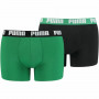 Men's Boxer Shorts Puma Basic Green (2 uds)