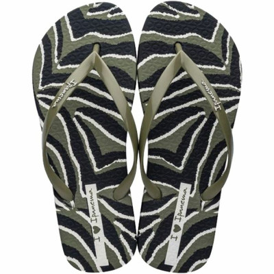 Ciabatte da Donna Animal Print Ipanema Nero