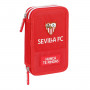Double Pencil Case Sevilla Fútbol Club Red (28 pcs)