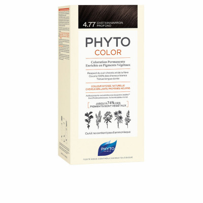 Coloration Permanente PHYTO PhytoColor 4.77-castaño marrón intenso Sans ammoniaque