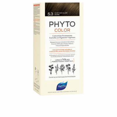 Coloration Permanente PHYTO PhytoColor 5.3-castaño claro dorado Sans ammoniaque