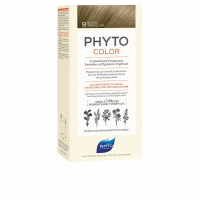 Coloration Permanente PHYTO PhytoColor 9-rubio muy claro Sans ammoniaque