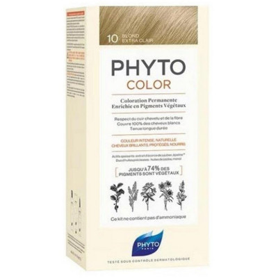 Coloration Permanente Phyto Paris Color 10-rubio extra claro