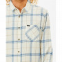 Chemise à manches longues homme Rip Curl Checked in Flannel Franela Blanc