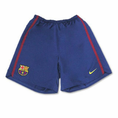 Men's Sports Shorts Nike FC Barcelona Home 06/07 Football Blue
