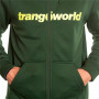 Men's Sports Jacket Trangoworld Ripon With hood Dark green