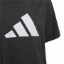 Child's Short Sleeve T-Shirt Adidas Future Icons Black