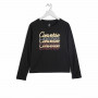 Hoodless Sweatshirt for Girls Converse Shine Graphic Boxy Black